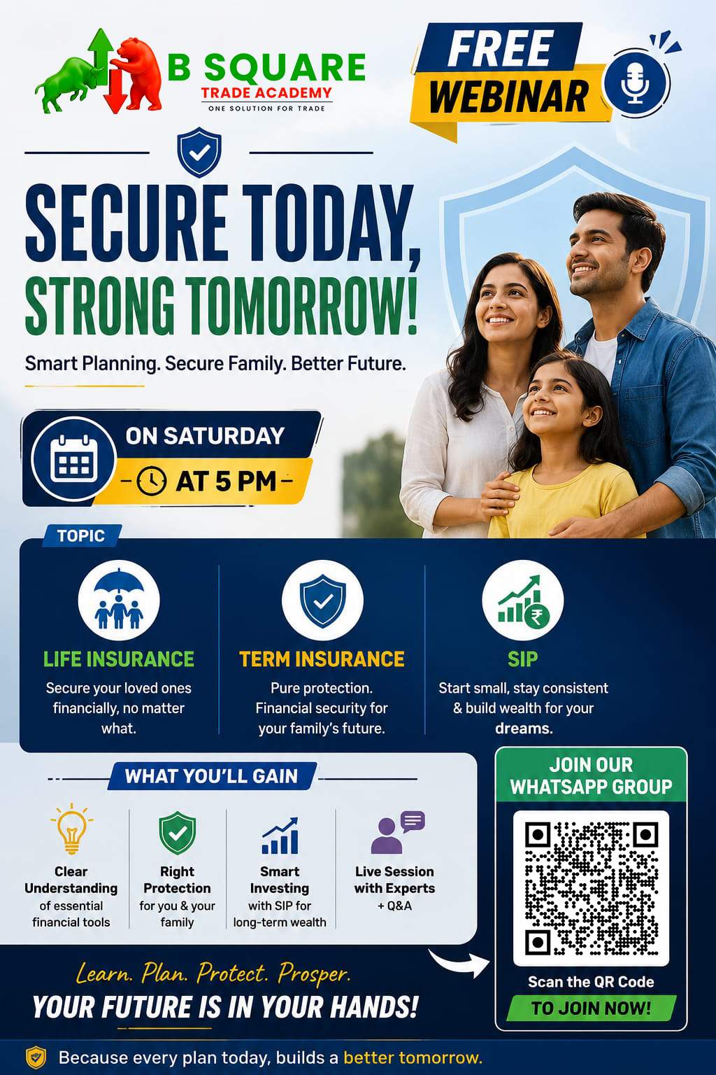 FREE WEBINAR: SECURE TODAY, STRONG TOMORROW!