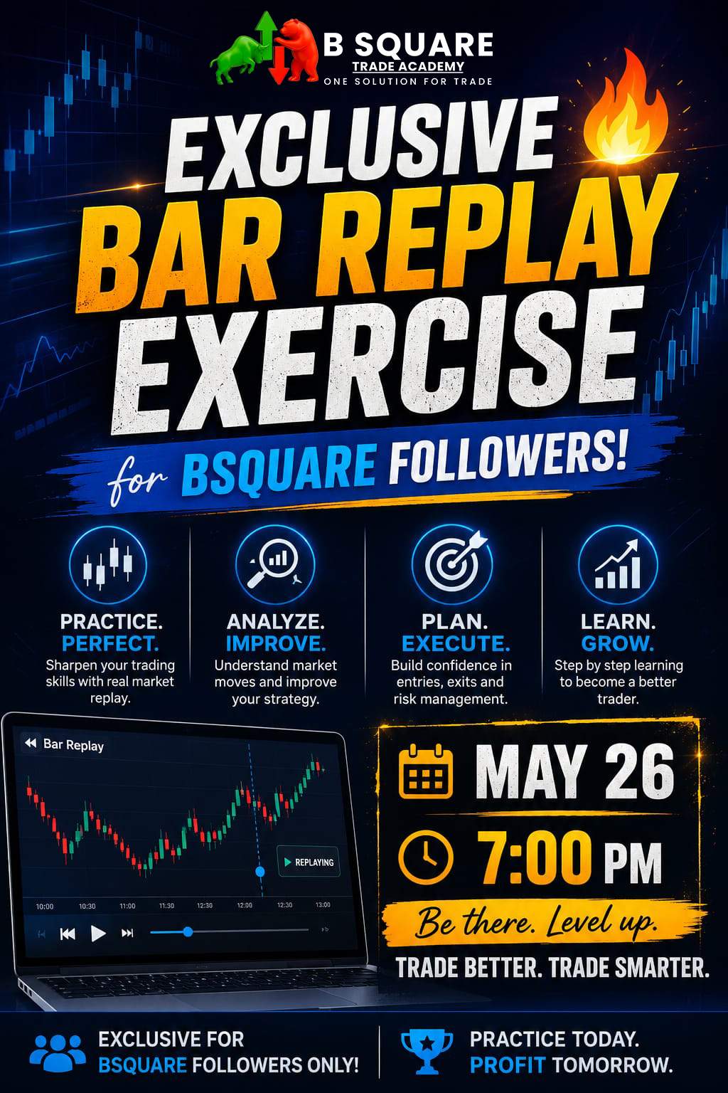 Exclusive Bar Replay Exercise