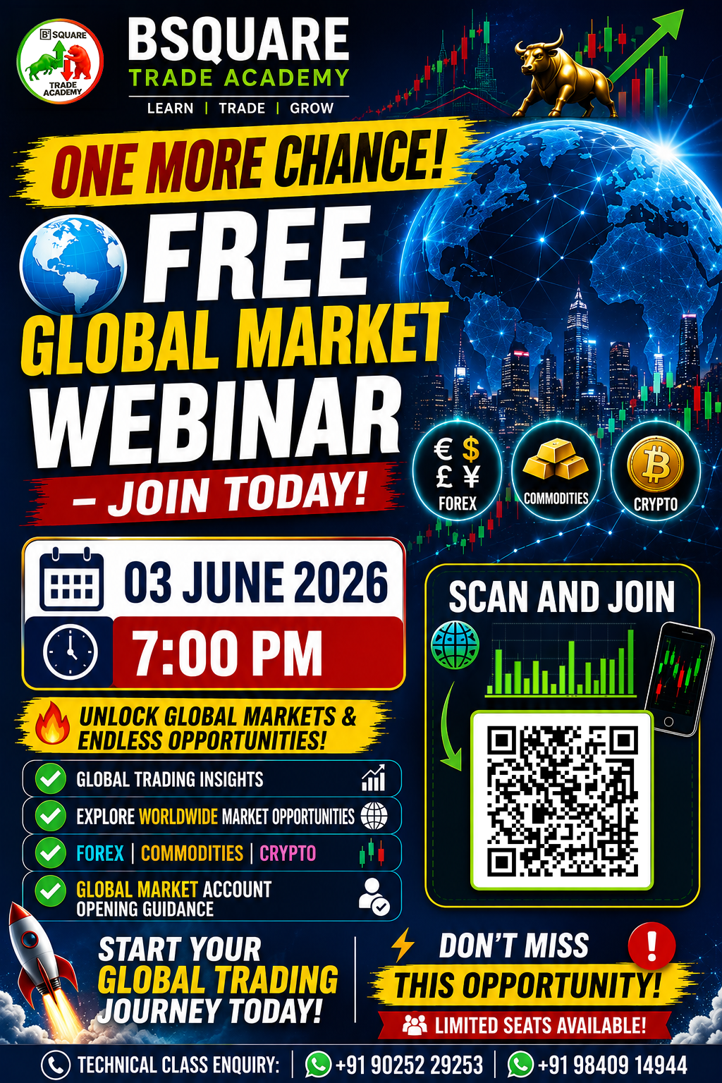 FREE Global Market Webinar - One More Chance!